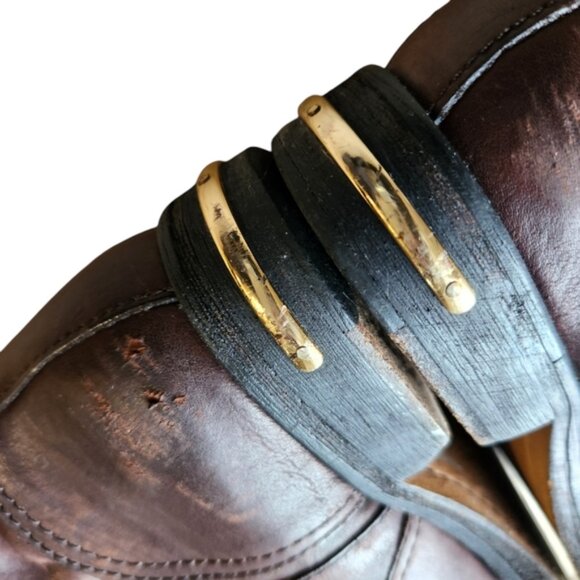 Tory Burch Brown Elyse 20MM Bootie Size 6M - Picture 8 of 11